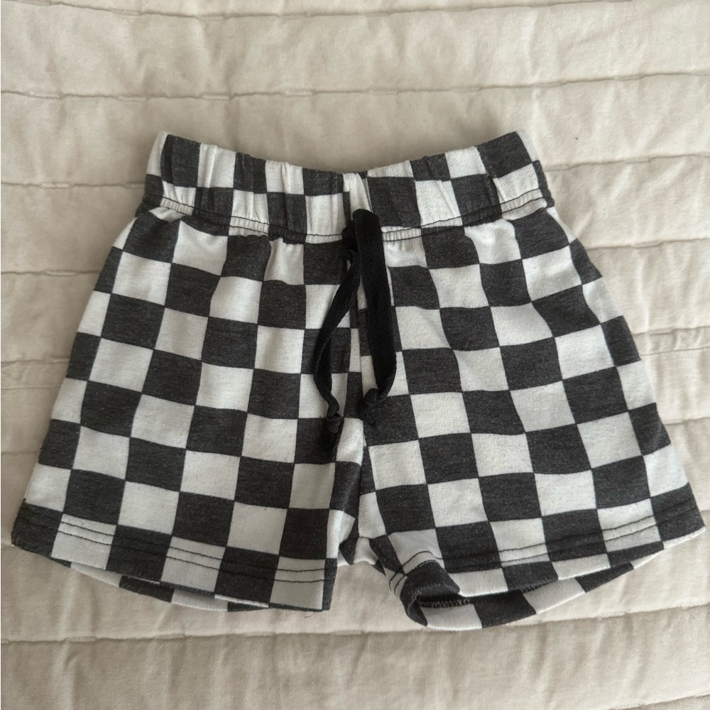 Toddler Checkered Shorts 3T